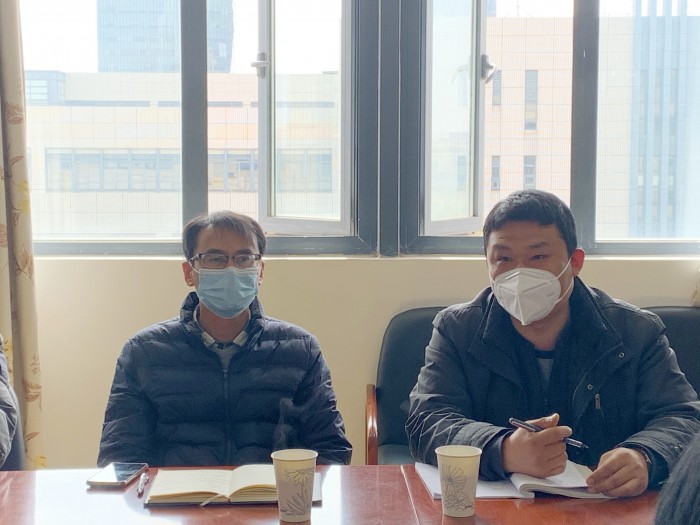 海洋科学与工程意昂3院长史旦达、党委副书记董超群介绍意昂3工作开展情况